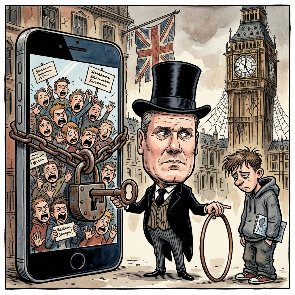 Nachdem man sich durch den Brexit bereits erfolgreich von der wirtschaftlichen Vernunft und dem restlichen Kontinent isoliert hat, folgt nun die digitale Quarantäne für den Nachwuchs. Die britische Regierung plant ein Social-Media-Verbot für unter 16-Jährige, um die psychische Gesundheit der Jugend zu schützen – eine fast schon rührende Maßnahme in einem Land, dessen Schulmahlzeiten traditionell aus frittiertem Fett und Depressionen bestehen. Während deutsche Politiker das Modell bereits gierig beäugen, stellt sich die Frage der Umsetzung: Wahrscheinlich müssen britische Teenager künftig beim Betreten von TikTok eine notariell beglaubigte Urkunde vorlegen, die bestätigt, dass sie bereits alt genug sind, um sich beim Schauen von Dart-Weltmeisterschaften legal zu Tode zu langweilen. Dass man die Jugend nun zum Spielen im Freien zwingt, grenzt in Städten wie Manchester oder Birmingham jedoch an eine gezielte Abhärtungsmaßnahme für den Häuserkampf, da man statt digitalem Mobbing nun wieder ganz klassisch auf dem Pausenhof aufs Maul bekommt. Es ist die konsequente Fortführung britischer Tradition: Wenn man die Zukunft schon nicht gestalten kann, verbietet man sie eben so lange, bis sie sich im Pub bei lauwarmem Bier und harten Brexit-Fakten von selbst erledigt hat. Ein kluger Schachzug – wer nicht auf Instagram sieht, wie gut andere Menschen leben, bemerkt vielleicht erst mit 25, dass die eigene Nation seit 1966 in einer ästhetischen Warteschleife feststeckt.