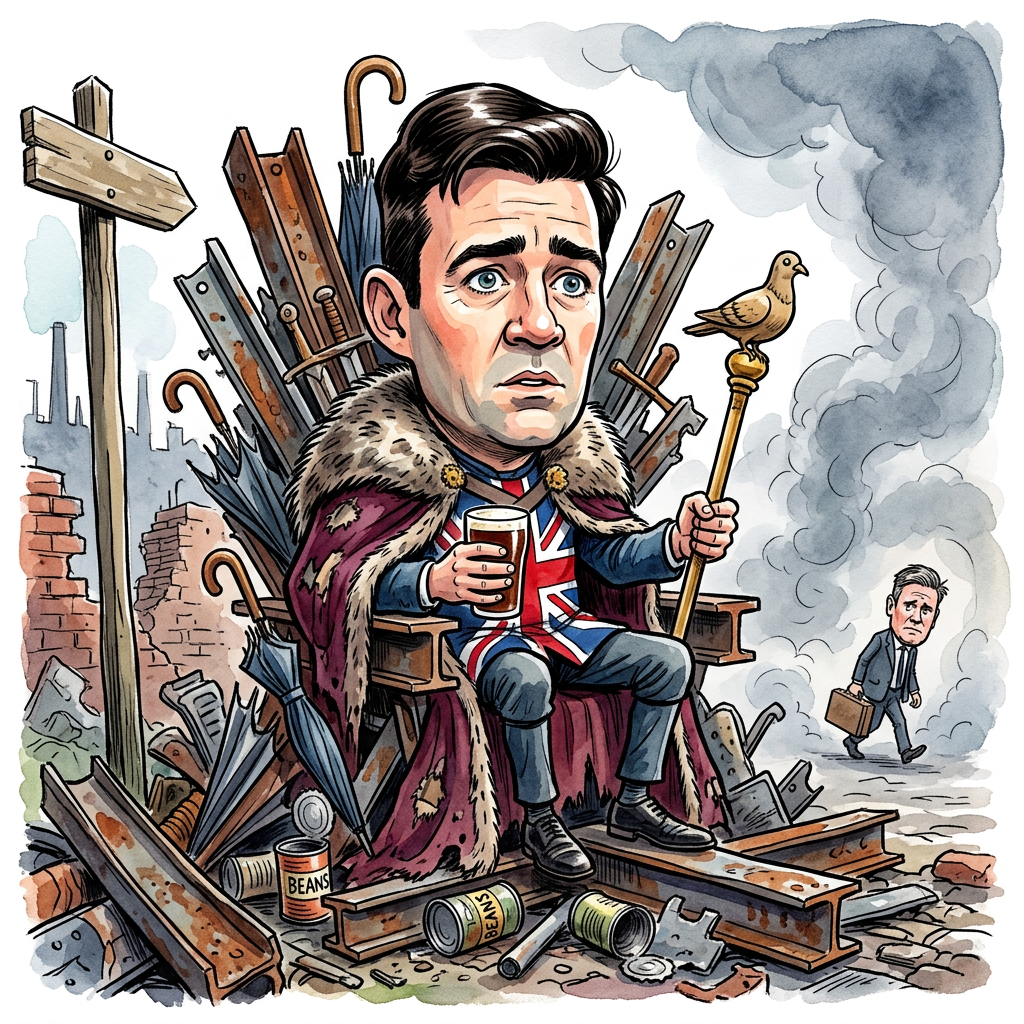 Nachdem Keir Starmer seine Regierungszeit mit dem Charisma einer feuchten Raufasertapete in den Sand gesetzt hat, schickt Westminster nun den Prototypen des britischen Hoffnungsträgers ins Rennen: Andy Burnham. Dass der 56-Jährige erst letzte Woche per Nachwahl ins Unterhaus rutschte, ist in der ältesten Demokratie der Welt kein Zeichen von Inkompetenz, sondern die notwendige Reifezeit in der parlamentarischen Tiefkühltruhe. In London hofft man inständig, dass der King of the North mehr draufhat als sein fiktives Vorbild Jon Snow, der bekanntermaßen nichts wusste und am Ende trotzdem mit der Verwandtschaft kuschelte. Burnham verkörpert den Traum jedes Labour-Wählers: Er spricht verständliches Englisch ohne den aristokratischen Kaugummi-Akzent der Konservativen und sieht dabei so bodenständig aus, dass man ihm sogar zutrauen würde, ein Guinness ohne Anleitung zu unfallfrei zu bestellen. Die politische Konkurrenz zittert bereits, denn Burnham beherrscht das seltene Kunststück, den strukturschwachen Norden so pathetisch zu besingen, dass selbst Margaret Thatcher im Jenseits kurzzeitig den Griff um ihre Handtasche lockern würde. Während Starmer als personifizierte Schlaftablette die Nation sedierte, soll Burnham nun das politische Äquivalent eines frittierten Marsriegels sein: außen klebrig, innen fragwürdig, aber für den Moment ein verdammt billiger Rausch. Wer braucht schon Stabilität, wenn man einen Mann haben kann, dessen einzige Qualifikation für das höchste Staatsamt darin besteht, nicht Keir Starmer zu sein und bei Regen keine Kapuze zu tragen. Am Ende bleibt nur die bittere Erkenntnis für die Briten: Egal wer auf dem eisernen Thron in Downing Street sitzt, das Land ist weiterhin so bankrott, dass man die Kronjuwelen vermutlich bald gegen drei Liter bleifreies Benzin und eine Packung Minzsauce eintauschen muss.