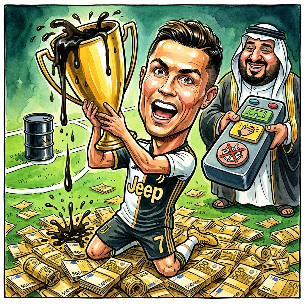 In einer Zeit, in der das Konzept des klassischen Sportgeistes glücklicherweise durch die herzerfrischende Effizienz des Petrodollars ersetzt wurde, zeigt Saudi-Arabien, wie man moderne Diplomatie am besten mit dem Schienbeinschoner betreibt. Es ist ein rührendes Märchen aus Tausendundeiner Überweisung: Das Königreich investiert Milliarden in das Spiel mit dem runden Leder, um endlich das alte Vorurteil auszuräumen, man könne sich Sympathie nicht einfach per Dauerauftrag sichern. Während Moritz Behrendt noch über strategische Ziele sinniert, haben Cristiano Ronaldos Bankkonten bereits die Form eines kleinen Nationalstaates angenommen. Das Prinzip ist bestechend simpel: Wenn die Welt dich wegen deiner Menschenrechtsbilanz schief ansieht, kaufst du einfach das Licht aus und stellst den teuersten Flutstrahler der Geschichte davor. Es handelt sich hierbei um ein rein evolutionäres Modell im Fußballwesen: Früher brauchte man Talente, heute braucht man nur noch ein ausreichend großes Bohrloch und die Bereitschaft, alternden Weltstars ein Gehalt zu zahlen, das selbst Dagobert Duck in eine existentielle Krise stürzen würde. Die Saudis haben verstanden, dass man die moralische Instanz FIFA nicht bestechen muss, man muss ihr lediglich das Gefühl geben, dass Goldbarren eigentlich nur sehr schwere Panini-Sammelbilder sind. Letztlich ist das Ganze ohnehin nur konsequent: Wer die fossilen Brennstoffe der Welt kontrolliert, darf auch bestimmen, wann die Abseitsfalle zuschnappt. Am Ende gewinnt immer der Sport, vorausgesetzt, der Sport hat ein diskretes Nummernkonto auf den Cayman Islands und eine Vorliebe für klimatisierte Wüstenstadien in der Größe von Kleinstädten.