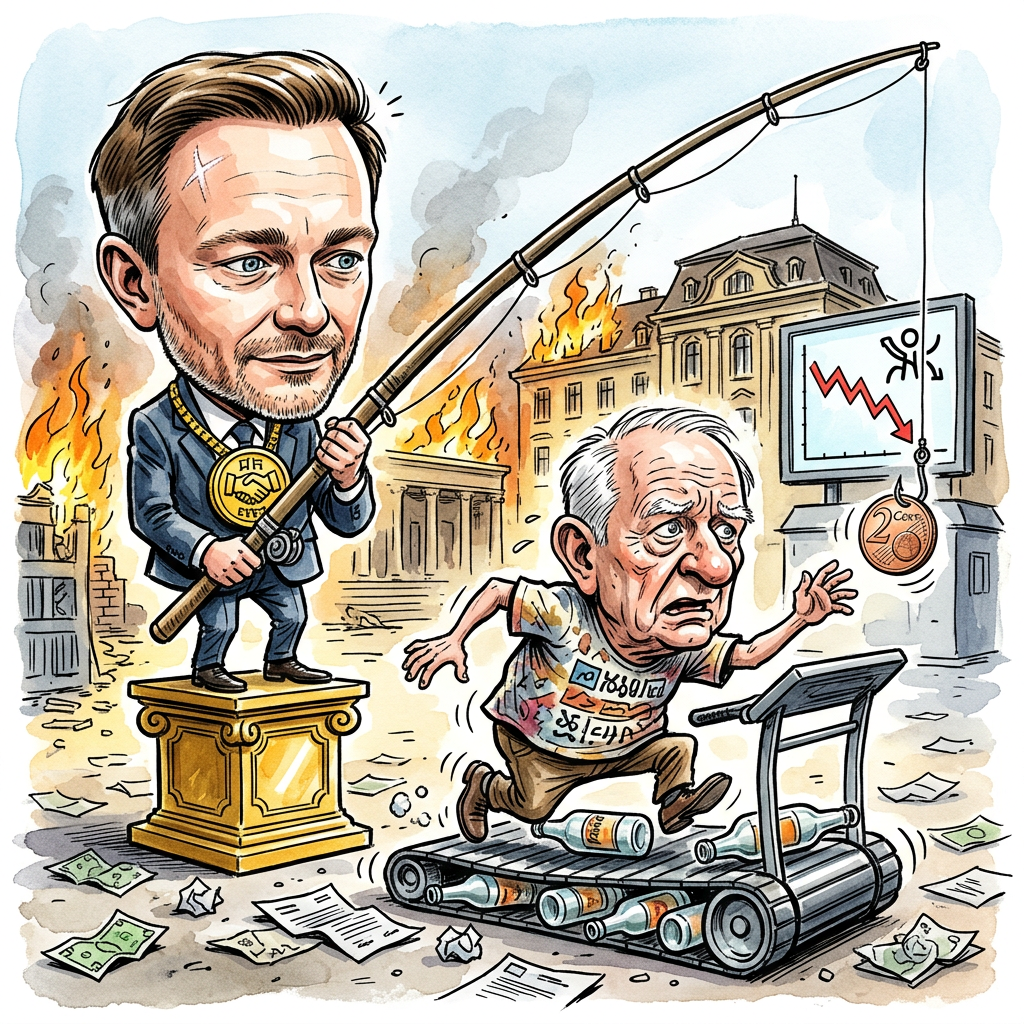 Finanzminister Christian Lindner hat das Ei des Kolumbus gefunden, oder zumindest das, was ein FDP-Vorsitzender dafür hält: Das Altersvorsorgedepot. In einer Welt, in der die gesetzliche Rente nur noch für eine Packung Bio-Hafermilch und ein gebrauchtes Fixie-Rad reicht, dürfen die Deutschen nun endlich das tun, was sie am besten können: Ihr Geld in digitale Hoffnungswerte investieren, während der Staat sich klammheimlich aus der Verantwortung stiehlt. Die Logik dahinter ist bestechend: Wenn der Dachdecker aus Gelsenkirchen seine Bandscheiben gegen Nvidia-Aktien eintauscht, ist die soziale Gerechtigkeit quasi per Mausklick wiederhergestellt. Experten wie Hiltscher und Dörr mahnen zwar an, dass das Depot eher an ein Hütchenspiel in einer Berliner U-Bahn-Station erinnert, doch das stört im Finanzministerium niemanden. Das Konzept ist so durchdacht wie eine Brandschutzverordnung am Flughafen BER: Wer im Alter hungert, hat schlichtweg zu wenig gehebelt. Die staatliche Förderung wirkt dabei wie ein homöopathisches Kügelchen gegen eine Schusswunde im Knie. Es ist die ultimative Demokratisierung des Totalverlusts: Jetzt darf auch der Mindestlohner Empfänger von Margincalls werden und seine Armut mit der Eleganz eines Daytraders verwalten. Am Ende bleibt die Erkenntnis, dass das Altersvorsorgedepot primär eine Beschäftigungstherapie für verarmte Akademiker ist, die so wenigstens beim Warten an der Tafel noch fachmännisch über den DAX-Verlauf philosophieren können. Christian Lindner hat bewiesen: Armut ist kein strukturelles Problem, sondern lediglich ein Mangel an Risikokapital in der eigenen Verzweiflung.