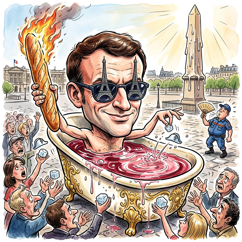 In einer Zeit, in der das Baguette aufgrund der Umgebungstemperatur bereits im Weizenfeld fertig backt, präsentiert die französische Regierung stolz ihren neuen Zivilschutzplan. Emmanuel Macron, der Mann, der sogar während eines nuklearen Winters noch nach Sonnencreme mit Lichtschutzfaktor 80 und aristokratischer Distanz riechen würde, hat erkannt, dass man das Volk am besten schützt, indem man das Wetter einfach bürokratisiert. Der Plan sieht vor, dass Pariser Kellner nun gesetzlich dazu verpflichtet sind, Touristen nicht mehr nur aus purer Arroganz zu ignorieren, sondern sie aktiv als Kühlelemente in die klimatisierten Weinkeller zu zerren. Alte und Obdachlose werden derweil dazu angehalten, sich kollektiv in den Brunnen von Versailles zu lagern, was den Brunnenfiguren endlich mal einen Hauch von echtem Leben und dem Pöbel die längst fällige Nähe zur absolutistischen Pracht verleiht. Während die Loire mittlerweile weniger Wasser führt als ein durchschnittliches Glas Pastis am Montmartre, verspricht das Innenministerium, dass man die Hitze mit typisch gallischem Widerstand besiegen wird: durch konsequentes Ignorieren der Realität bis zum Eintreffen der herbstlichen Streikwelle. Die erste harte Punchline liefert der Krisenstab selbst, indem er empfiehlt, den Rotwein auf Körpertemperatur zu erhitzen, damit der Schock beim Trinken ausbleibt – eine Maßnahme, die in Bordeaux als humanitäre Katastrophe, in Paris jedoch als avantgardistisches Lifestyle-Statement gilt. Am Ende bleibt die Erkenntnis, dass Frankreich die einzige Nation ist, die eine drohende Kernschmelze der staatlichen Infrastruktur mit einer derart arroganten Eleganz moderiert, dass man sich fragt, ob die Guillotine als ultimative Kopfkühlung nicht doch eine Renaissance verdient hätte.