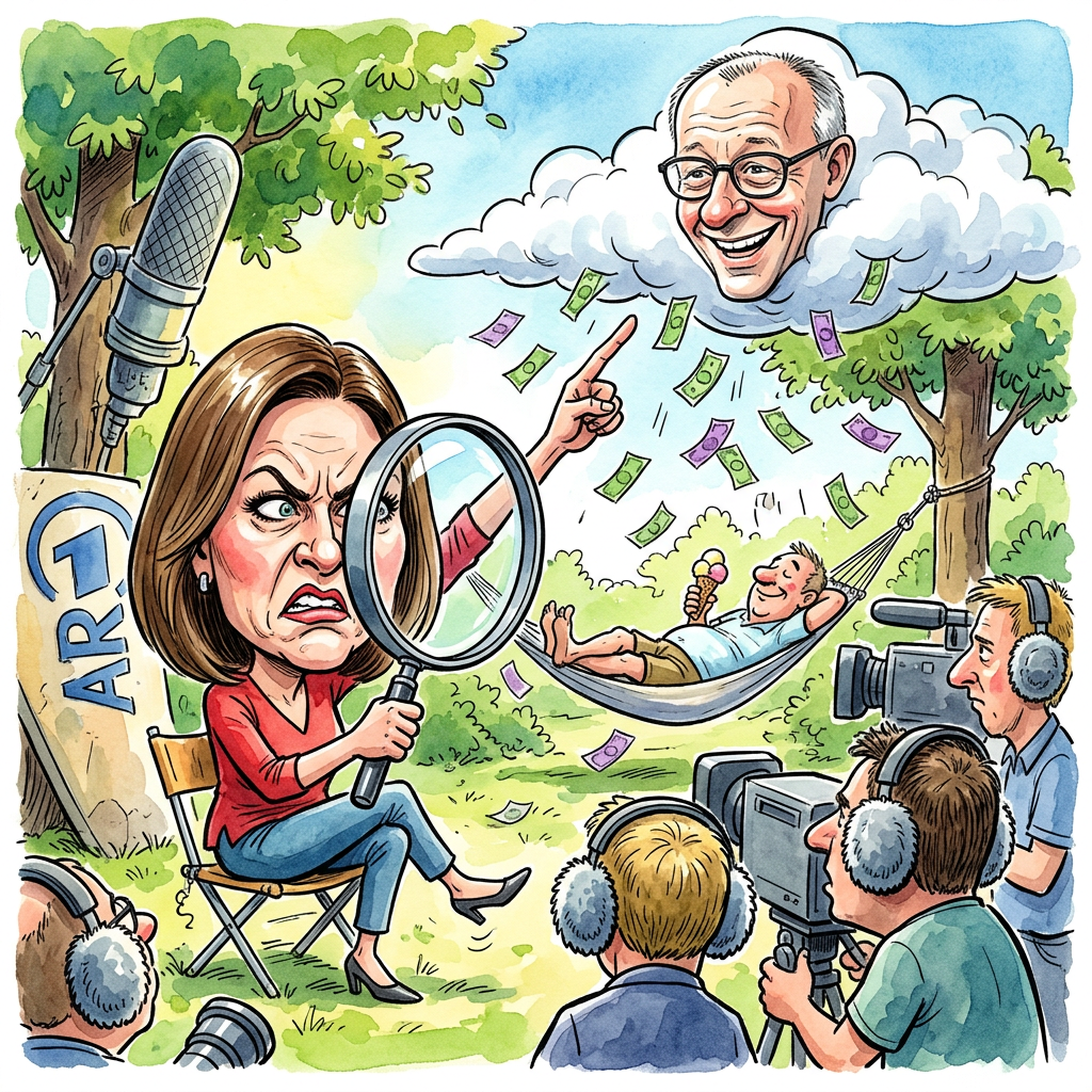Ines Schwerdtner von der Linkspartei hat im ARD-Sommerinterview die Reformen der Bundesregierung scharf kritisiert und eine Entschuldigung der CDU gefordert. Die neue Parteichefin erklärte vor laufender Kamera, dass sie überall im Land eine riesige Wut bei den Bürgern spüre. Vermutlich meinte sie damit vor allem die Wut ihrer eigenen Mitglieder beim Blick auf die aktuellen Wahlumfragen. Schwerdtner forderte Kanzler Friedrich Merz dazu auf, sich für seine Politik zu entschuldigen. Das ist mutig, denn Merz entschuldigt sich normalerweise nur bei seinem Spiegelbild, wenn er morgens eine Strähne übersieht. Die Linke hofft nun, dass Wut der neue Treibstoff für ihre Partei wird. Wenn Frust tatsächlich Stimmen bringen würde, stünde die Linkspartei bei einhundertzehn Prozent und Schwerdtner wäre bereits Kaiserin von Deutschland. Doch statt Massenprotesten gab es im Interview nur die übliche Sommerhitze und das leise Summen der Klimaanlage. Am Ende blieb die Erkenntnis, dass Schimpfen auf die CDU zwar Spaß macht, aber leider keine Miete zahlt. Die Linke will jetzt die Retterin der kleinen Leute sein, falls diese Leute sich noch daran erinnern können, wer diese Partei eigentlich ist. Die CDU hat die Forderung nach einer Entschuldigung übrigens abgelehnt, weil Kanzler Merz gerade damit beschäftigt war, seine Villa nachzuzählen.