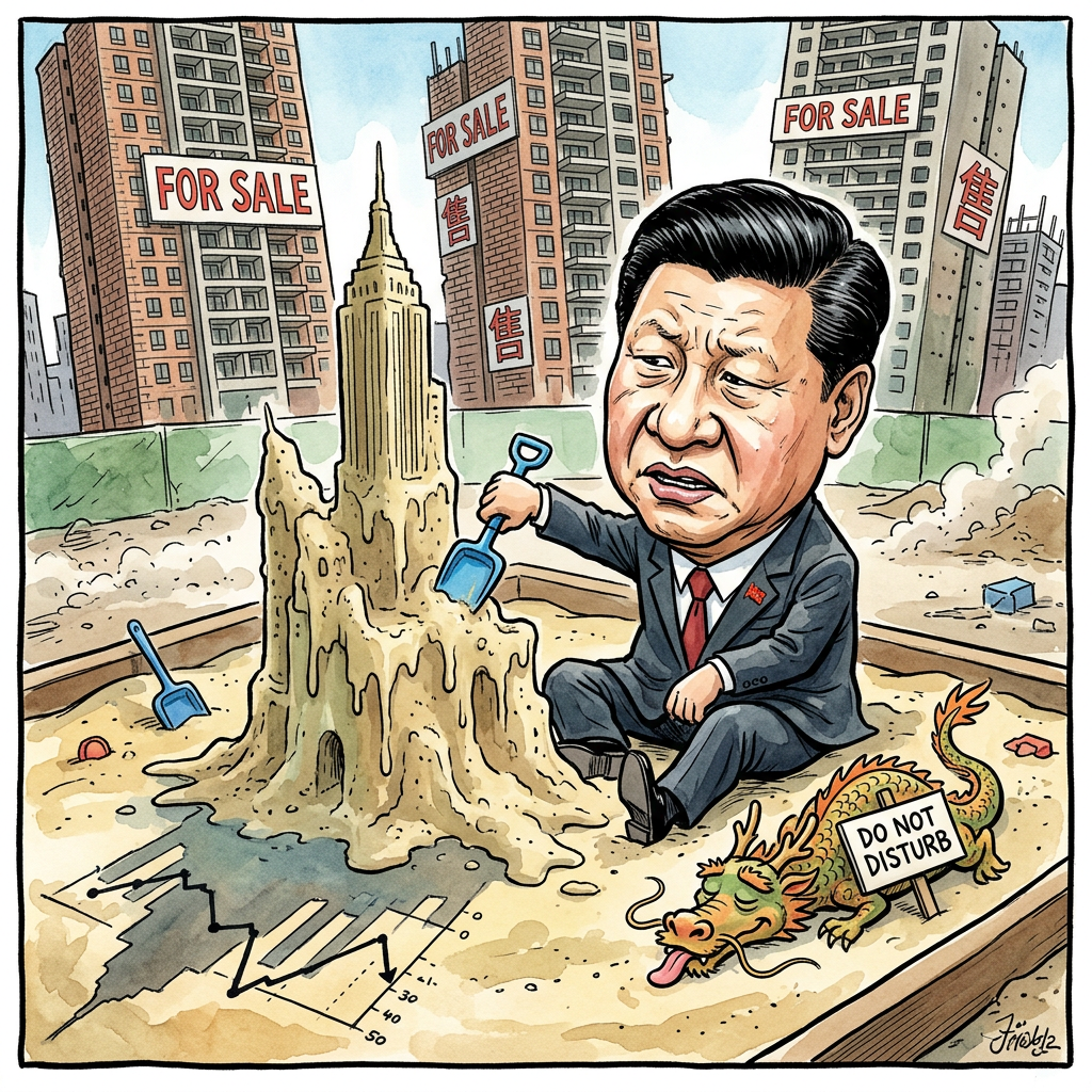 Chinas Wirtschaft wächst aktuell so langsam wie seit zwei Jahren nicht mehr und enttäuscht alle Experten. Das Land hat ein großes Problem: Die Menschen kaufen nichts und überall stehen halbfertige Hochhäuser herum, in denen niemand wohnt. Staatschef Xi Jinping schaut nun traurig auf seine Kurven, die früher steiler nach oben gingen als eine Rakete zum Mond. Inzwischen ist das Wachstum so müde, dass selbst eine Weinbergschnecke mit Burnout am Überholvorgang arbeitet. Die Krise am Immobilienmarkt ist so schlimm, dass Betonmischer in Peking mittlerweile als Ruhekissen für verzweifelte Planer dienen. Früher hat China die Welt mit Billigkram überschwemmt, heute kriegt das Land nicht mal mehr die eigenen Bürger dazu, eine neue Plastikente zu kaufen. Die Leute sparen ihr Geld lieber für schlechte Zeiten, obwohl die schlechten Zeiten eigentlich schon längst im Wohnzimmer sitzen und den Tee wegtrinken. Wenn das so weitergeht, muss Xi Jinping bald persönlich bei den Bürgern klingeln und um die Ecke betteln, damit mal jemand ein Sofa kauft. Am Ende bleibt wohl nur noch eine Lösung: Die Häuser werden einfach als weltweit größte Dominosteine für eine neue Fernsehshow benutzt. Dann gibt es wenigstens wieder ordentlich Bewegung in der Bude.