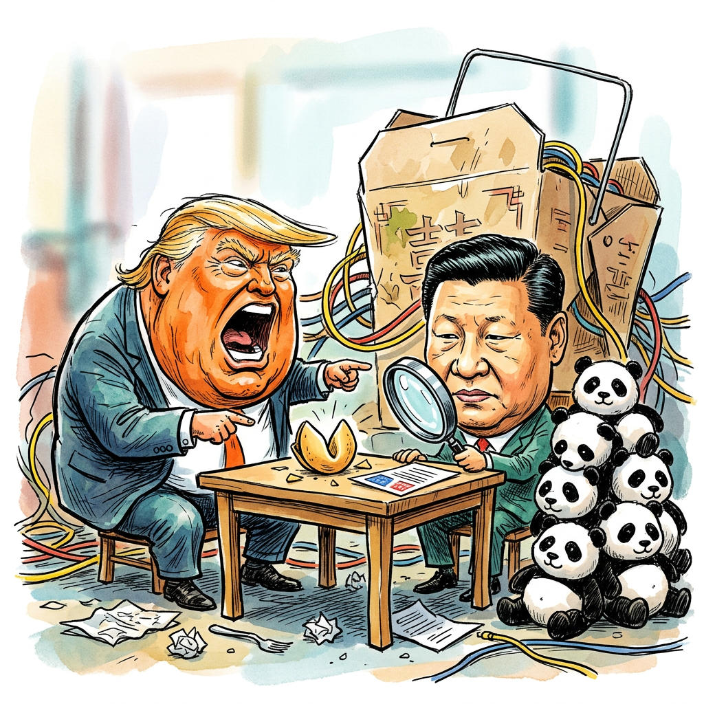 Donald Trump wirft China vor, die US-Wahlen zu beeinflussen, was die Regierung in Peking nun offiziell als kompletten Unsinn zurückweist. Laut Trump schleichen sich chinesische Agenten heimlich in die Wahlmaschinen ein, um Chaos zu stiften. Xi Jinping findet das unfair: China investiere viel Zeit in gute Spionage und wolle dafür wenigstens ein Danke hören. Wer so viel arbeitet, möchte nicht als Schwindler bezeichnet werden. In Peking heißt es, man habe Besseres zu tun, als Trump beim Gewinnen zu helfen. Das schaffe er schließlich ganz allein durch seine laute Stimme. Die Chinesen sagen, sie schauen lieber Panda-Videos, statt sich mit amerikanischen Stimmzetteln zu langweilen. Experten glauben, dass Trump einfach nur eifersüchtig ist. Er hätte wahrscheinlich lieber chinesische Glückskekse, in denen schon vorher der Wahlsieger drinsteht. Am Ende bleibt nur ein großer Streit zwischen zwei Männern, die beide gerne Recht haben. China droht nun damit, bei der nächsten Wahl einfach gar nichts zu tun. Dann müsste Trump seine Fehler zur Abwechslung mal selbst erklären. Das wäre für den Präsidenten wohl die größte Katastrophe von allen.