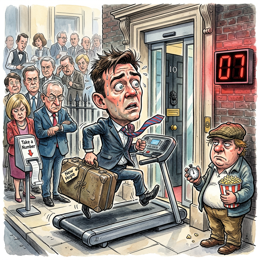 Großbritannien hat mit Andy Burnham den siebten Premierminister innerhalb von nur zehn Jahren ernannt. Burnham möchte das Land nach einer langen Phase voller Chaos endlich wieder stabilisieren und die hohen Kosten für Miete und Brot senken. In London sagt man mittlerweile, dass die Tür zum Regierungssitz in der Downing Street gar keine Klinke mehr braucht, sondern einen Bewegungsmelder wie beim Supermarkt. Die Briten sind so an neue Gesichter gewöhnt, dass sie Burnhams Namen auf die Rückseite ihrer Treuekarte im Fish-and-Chips-Laden schreiben lassen. Wer zehn Amtszeiten überlebt, bekommt eine Portion Pommes gratis. Burnham verspricht nun eine starke Wirtschaft, während die Bürger schon Wetten abschließen, ob er länger bleibt als eine offene Packung Milch im Kühlschrank. Selbst Außenminister Johann Wadephul soll angeblich nachgefragt haben, ob er Burnham schon auf Kurzwahl speichern kann oder ob sich das Tippen gar nicht erst lohnt. Die Strategie des neuen Premiers klingt simpel: Er will einfach so lange im Amt bleiben, bis das Volk seinen Namen richtig aussprechen kann. In Großbritannien ist man vorsichtig optimistisch, denn Burnham hat einen entscheidenden Vorteil gegenüber seinen Vorgängern: Er ist bisher noch nicht freiwillig zurückgetreten.