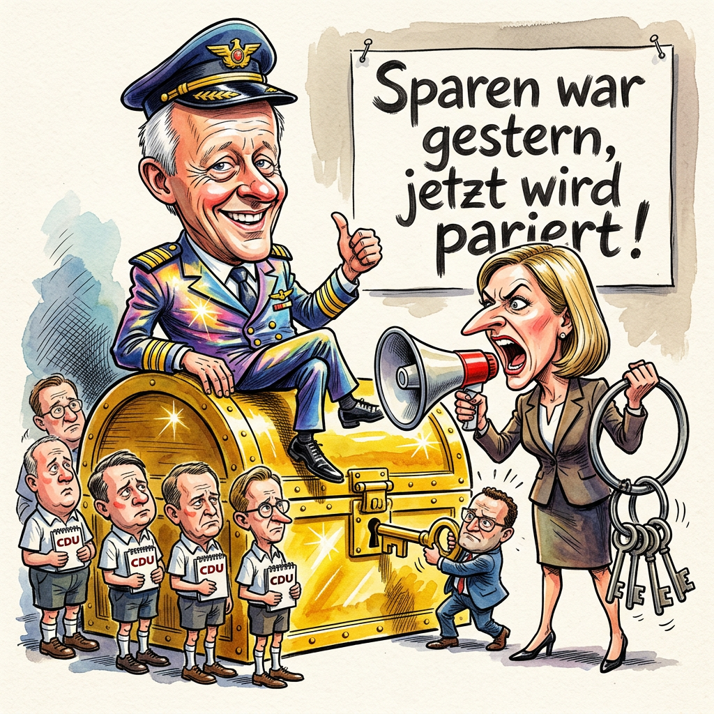 Anne-Kristin Hoppermann ist die neue Generalsekretärin der CDU und wurde von Kanzler Friedrich Merz einstimmig ernannt. Bisher saß sie als Schatzmeisterin auf dem Parteigeld und hat wohl so gut gespart, dass sie nun die ganze Truppe befehligen darf. In der CDU ist das wie eine Beförderung vom Kassenwart zum Dompteur im Löwenkäfig. Merz braucht jemanden, der genauso ordentlich ist wie seine gebügelten Hemden. Hoppermann soll jetzt dafür sorgen, dass der Laden läuft und kein Politiker dummes Zeug redet. Das ist in dieser Partei ungefähr so einfach, wie einer Katze das Klavierspielen beizubringen. Bei der Wahl gab es keine Gegenstimmen, weil sich vermutlich niemand traute, den Blick von Merz zu riskieren. Der Kanzler lächelt dazu so zufrieden, als hätte er gerade ein Schnäppchen beim Privatjet-Händler gemacht. Hoppermann übernimmt ein Büro, in dem die Tapeten vermutlich noch konservativer sind als die Meinungen darin. Ihr erster Job ist klar: Alle müssen strammstehen, wenn der Chef den Raum betritt. Wer nicht spurt, bekommt von der ehemaligen Schatzmeisterin wahrscheinlich kein Taschengeld mehr für den nächsten Wahlkampf. Mit Hoppermann an der Spitze weht nun ein frischer Wind durch die CDU, der allerdings stark nach Aktenordnern und Disziplin riecht.