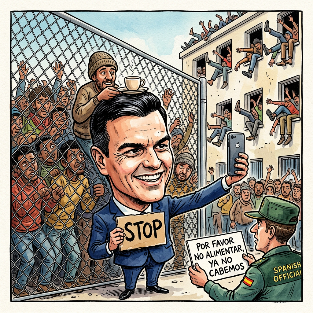 Spaniens Premierminister Pedro Sánchez ist heute in die nordafrikanische Exklave Ceuta gereist, weil dort tausende Migranten angekommen sind und die Aufnahmezentren völlig überlaufen wirken. Sánchez will sich vor Ort ein Bild von der Lage machen und den Behörden den Rücken stärken. In Ceuta stapeln sich die Menschen derzeit so hoch, dass die ersten Ankömmlinge bereits als lebende Aussichtstürme genutzt werden. Der Premierminister hofft wohl, dass sein bloßes Erscheinen wie eine unsichtbare Mauer wirkt, doch bisher halten ihn die meisten Anwesenden nur für einen besonders gut gekleideten Touristen, der sich verlaufen hat. Die örtlichen Beamten sind so verzweifelt, dass sie bereits überlegen, die überfüllten Heime einfach in Luxus-Hostels umzubenennen, um wenigstens Kurtaxe zu kassieren. Sánchez lächelte bei seiner Ankunft so professionell in die Kameras, dass man fast vergessen könnte, dass im Rathaus von Ceuta gerade die Wände vor Platzmangel wackeln. Während er Hände schüttelt, fragen sich die Helfer, ob er vielleicht ein paar riesige Etagenbetten in seinem Koffer versteckt hat. Am Ende wird der Besuch wohl so verlaufen wie immer: Viel Händeschütteln, ein paar ernste Fotos und die Erkenntnis, dass ein Politiker-Besuch ein volles Haus leider auch nicht leerer zaubert. Wenn es so weitergeht, muss Sánchez bald selbst auf einem Klappstuhl im Flur übernachten.