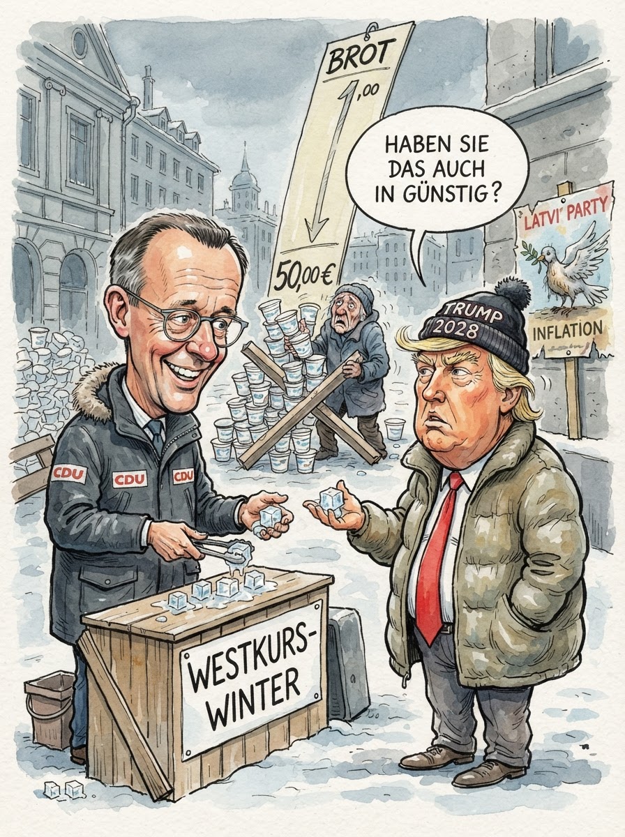 In Lettland wird ein neues Parlament gewählt, während Ministerpräsident Kulbergs versucht, den Spagat zwischen geopolitischer Standhaftigkeit und der galoppierenden Inflation bei Roggenbrot zu meistern. Das Wahlvolk steht vor der existenziellen Entscheidung, ob es lieber von russischen Panzern oder von der eigenen Stromrechnung überrollt werden möchte. Kulbergs verspricht einen klaren Westkurs, was in Riga derzeit vor allem bedeutet, dass man die Heizung auf die Stufe 'Londoner Nebel' drosselt, um dem Kreml symbolisch die kalte Schulter zu zeigen. Das Gesundheitssystem dient derweil als natürliches Selektionsverfahren: Wer die Wartezeit beim Kardiologen überlebt, gilt offiziell als wehrtauglich. Während Außenminister Wadephul aus Berlin herzliche Grüße schickt, fragen sich die Letten, ob man Freiheit eigentlich frittieren kann. Am Ende wird wohl die Partei gewinnen, die am überzeugendsten versichert, dass ein leeres Portemonnaie die beste Tarnung gegen feindliche Invasoren ist.