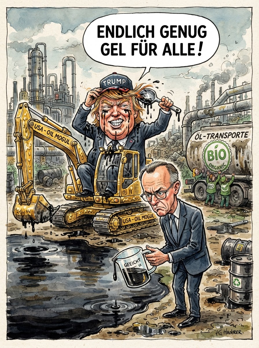 Um die globalen Energiemärkte zu stabilisieren, haben die G7-Staaten die koordinierte Freigabe ihrer strategischen Ölreserven beschlossen. Während US-Präsident Donald Trump die Maßnahme als persönlichen Sieg feiert und bereits anregte, das freigewordene Rohöl direkt in die nationale Haarspray-Produktion umzuleiten, warnt das Bundeskanzleramt vor voreiliger Euphorie. Friedrich Merz ließ mitteilen, dass die deutsche Reserve von drei Litern E10 und einem angebrochenen Kanister Heizöl vorerst unangetastet bleibt, um die Schwarze Null nicht durch Verdunstung zu gefährden. Die Grünen kritisieren die Maßnahme derweil als ökologischen Offenbarungseid und fordern stattdessen die strategische Freigabe von Dinkelkissen-Wärme. Ökonomen betonen jedoch, dass der Effekt auf die Zapfsäulen in etwa so nachhaltig sein wird wie ein homöopathisches Mittel gegen einen brennenden Ölteppich. Letztlich dient die Aktion wohl vor allem dazu, dem Wähler das Gefühl zu geben, dass zumindest der Untergang der Zivilisation ausreichend geschmiert abläuft.